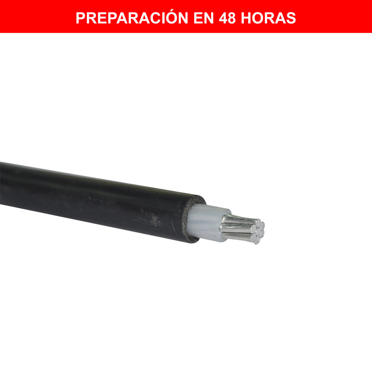 Cable Aluminio Subterráneo 1x95 mm² Aislado (Por metro)