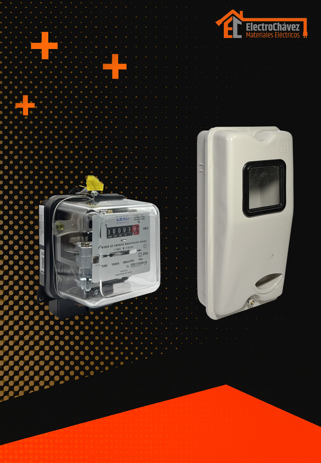 Pack Medidor Monofásico + Caja Empalme Saime