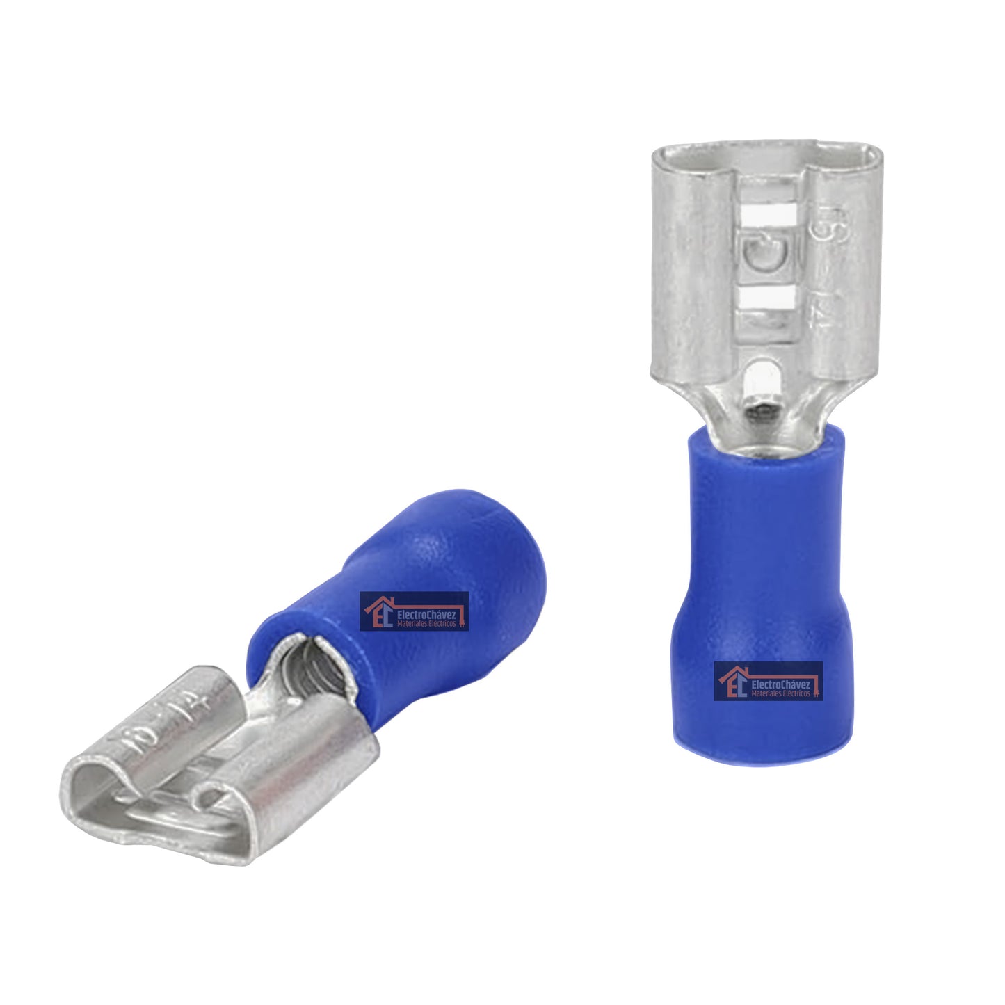 Terminal Aislado Macho Paleta Azul (16 - 14 Awg) Unidad