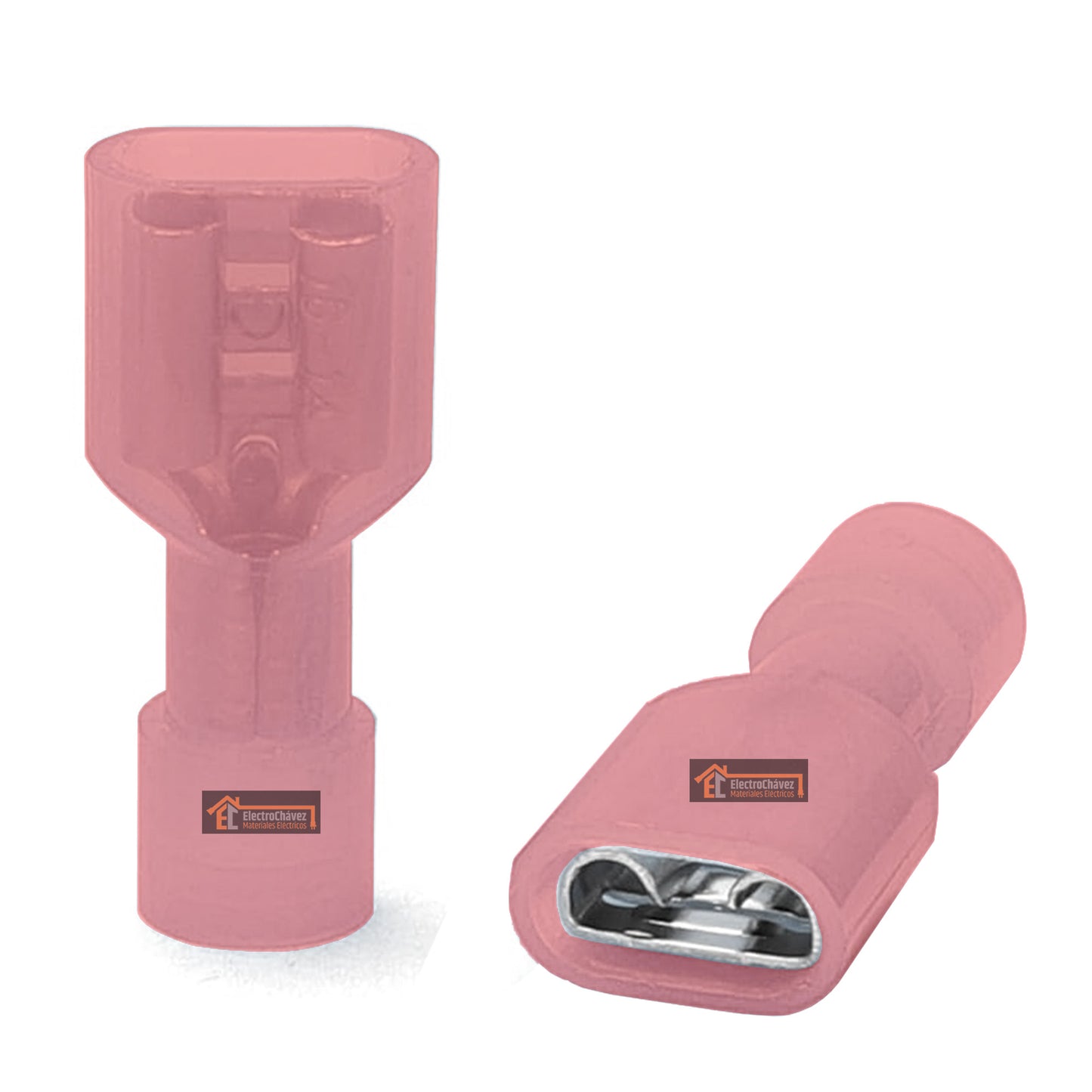 Terminal Aislado Hembra Paleta Rojo (22 - 16 Awg) Unidad