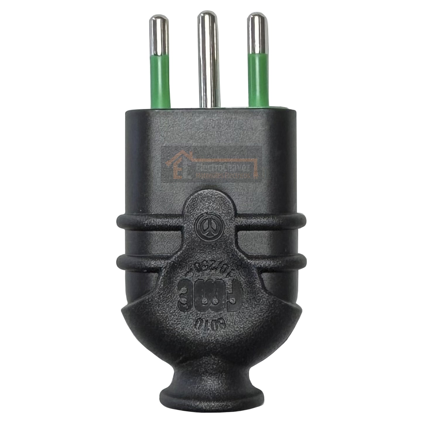 Enchufe Macho Volante 2p+t 10a - Fanton