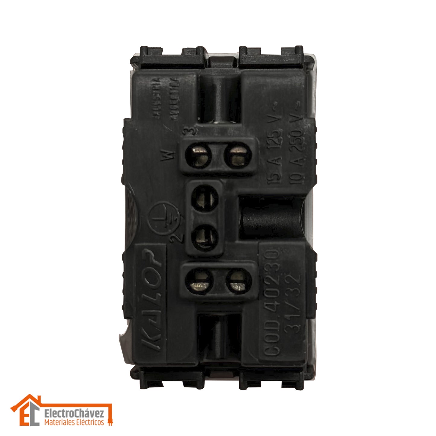 Modulo Enchufe 10a Compatible Placa Hidrobox Exterior Intemperie - Kalop