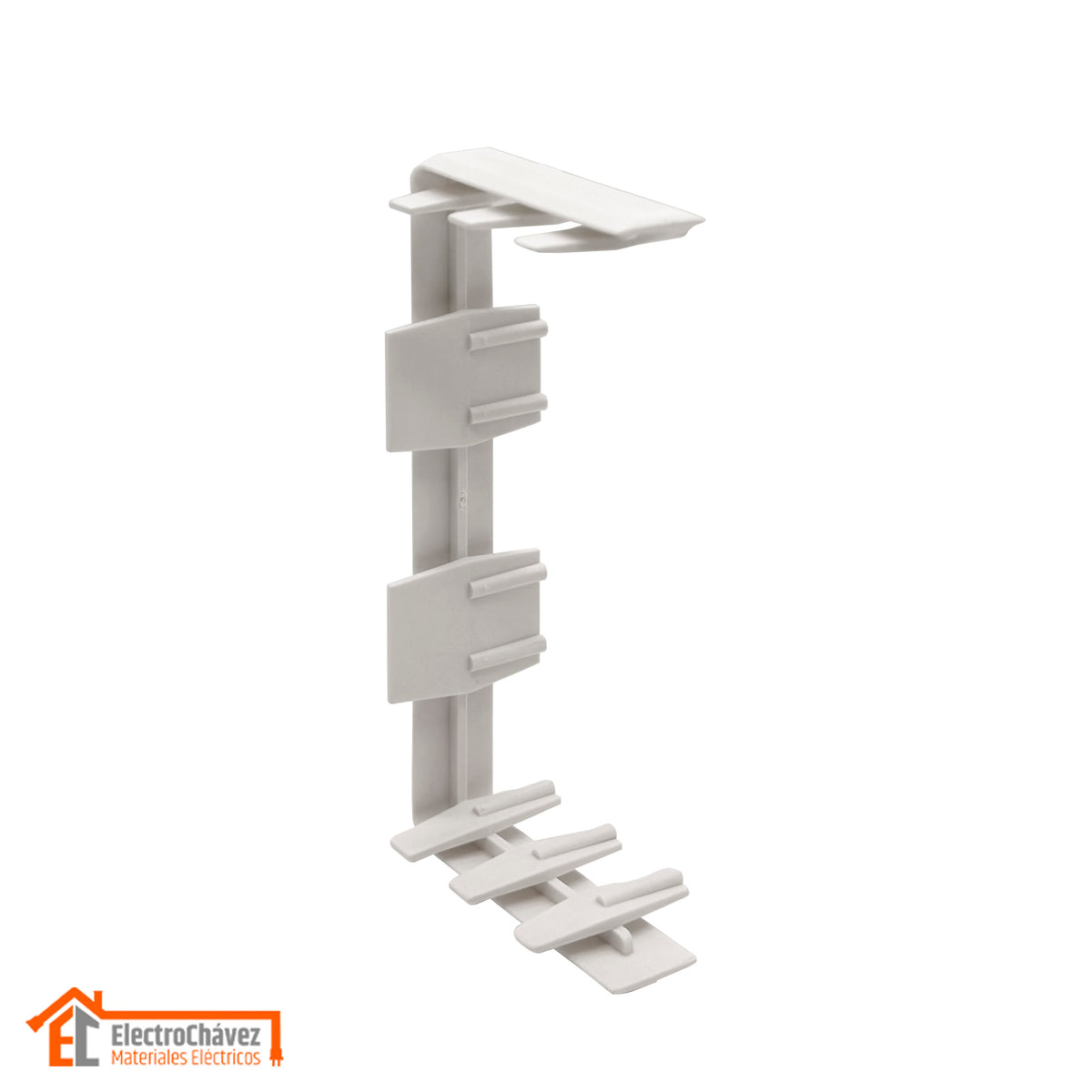 Copla Unión 100x50mm PVC Para Canaleta / Moldura Blanco