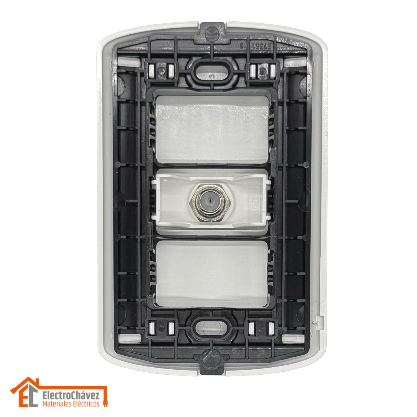 Toma Coaxial Tv Hembra Modus Plus Armado - Bticino