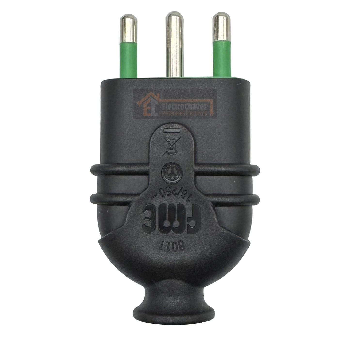 Enchufe Macho Volante 2p+t 16a - Fanton