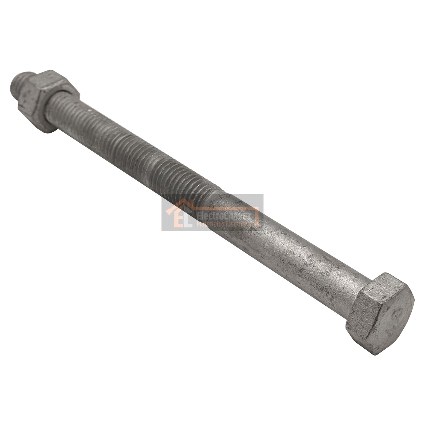 Perno 5/8 x 8" Acero Galvanizado con Tuerca
