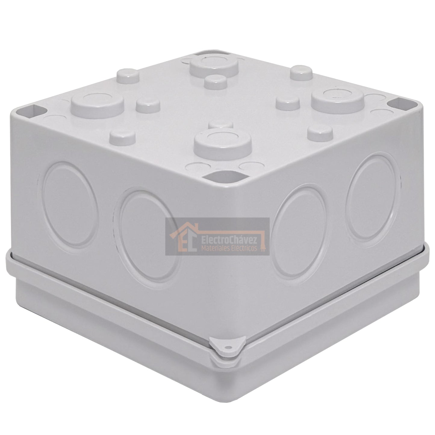 Caja Estanca Lisa 100x100x70 Exterior IP65