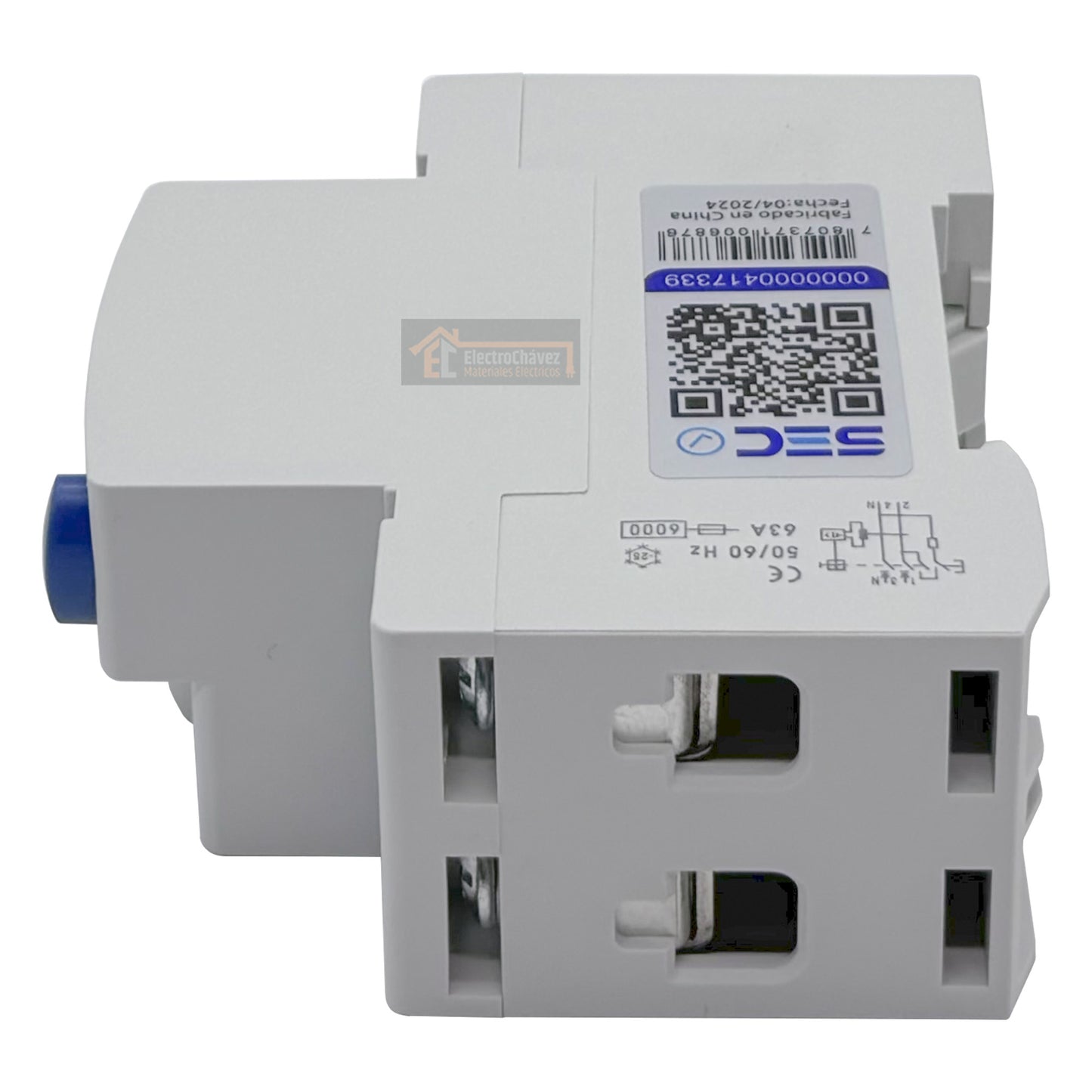 Interruptor Disyuntor Automático Diferencial 2p 40a (2x40a) 30mA - Lexo