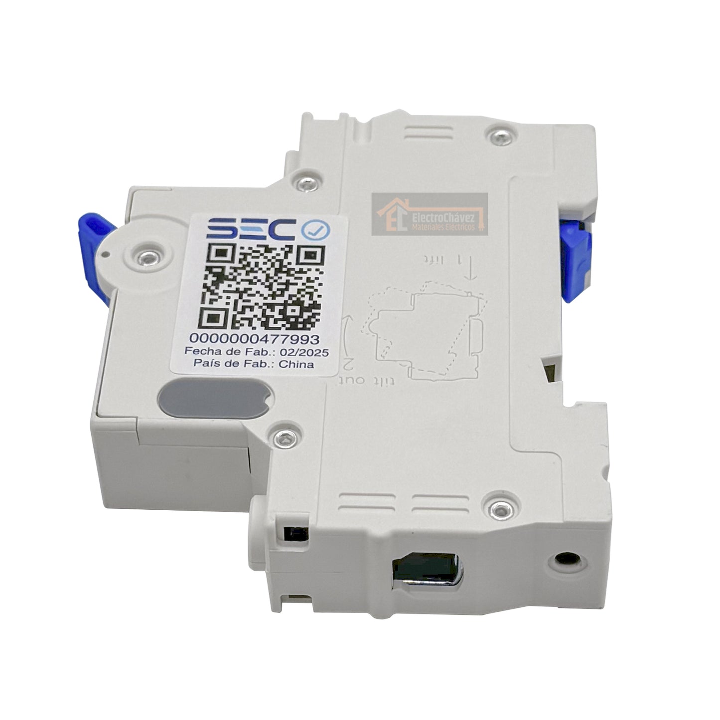 Interruptor Disyuntor Automático 1p 20a (1x20a) 10ka Curva C - Chint