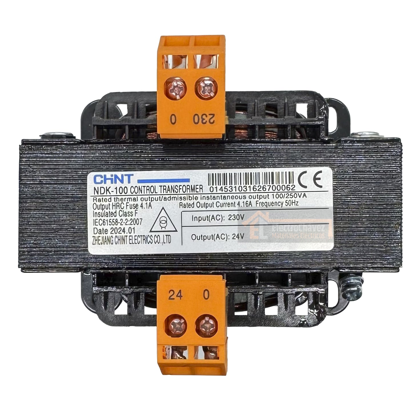 Transformador De Control 100w 230vac / 24vac - Chint