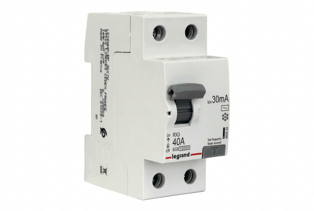 Interruptor Disyuntor Automático Diferencial 2p 40a (2x40a) 30mA - Legrand