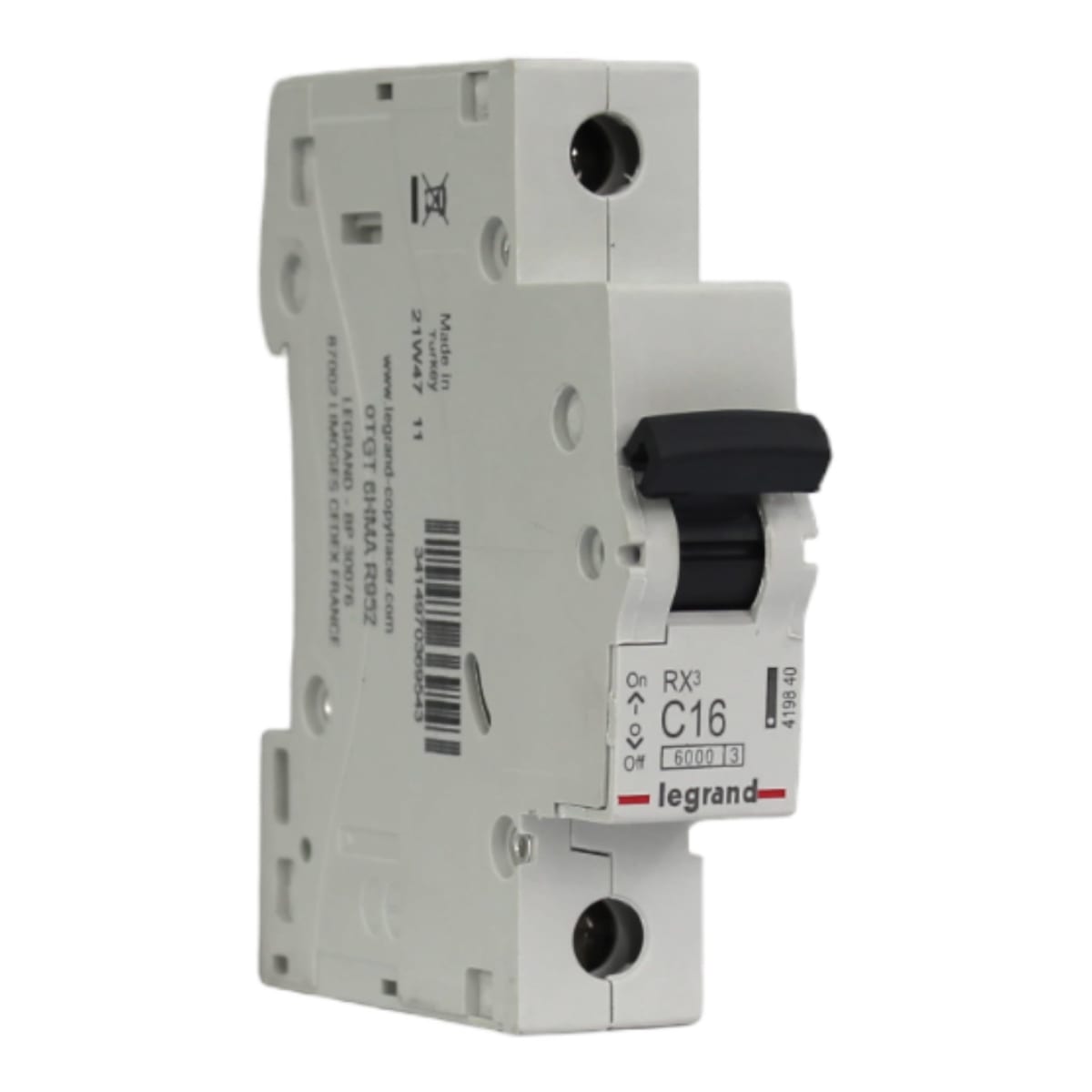 Interruptor Disyuntor Automático 1p 16a (1x16a) 6ka Curva C - Legrand