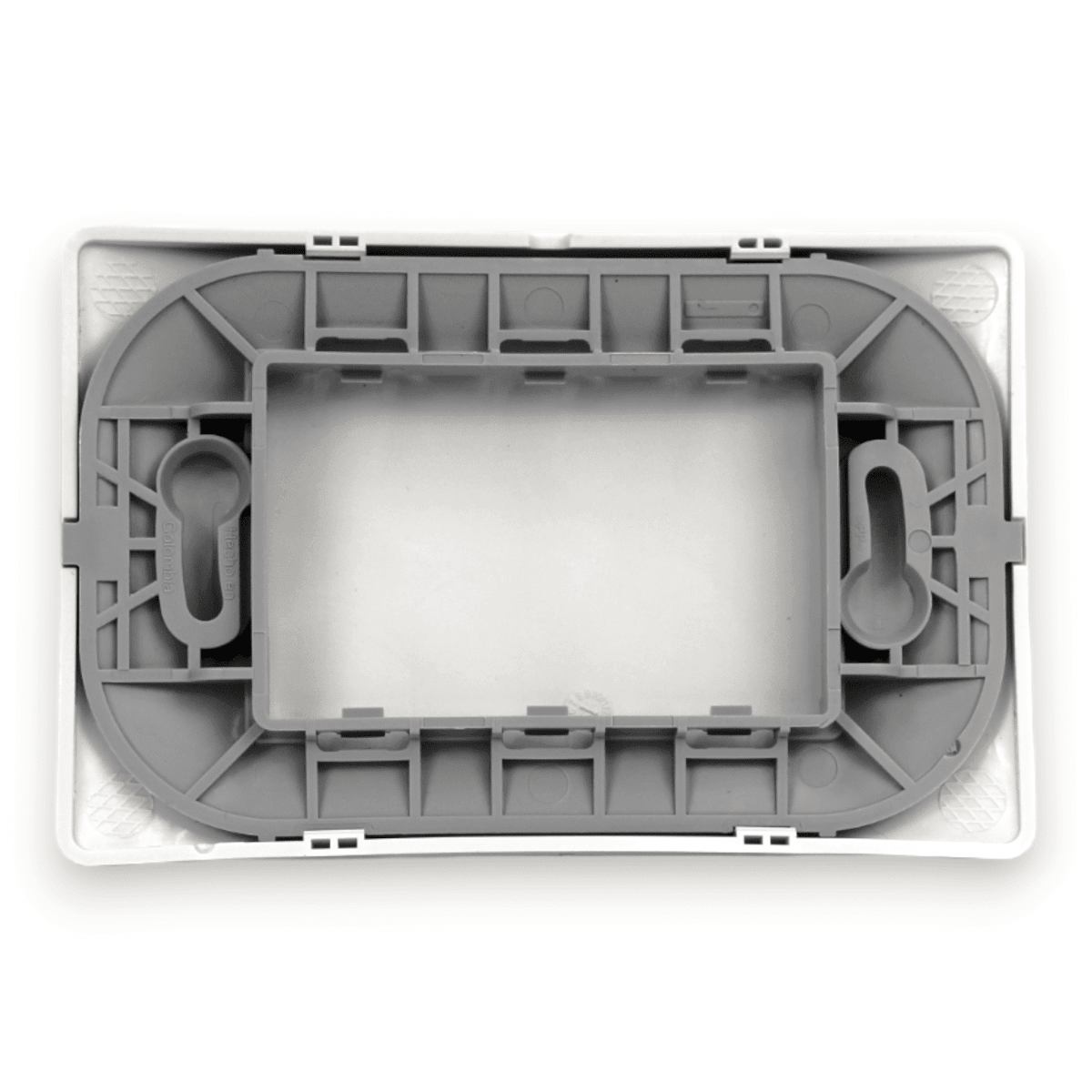 Tapa / Placa Ciega Embutida Blanco Armado Luzica - Bticino