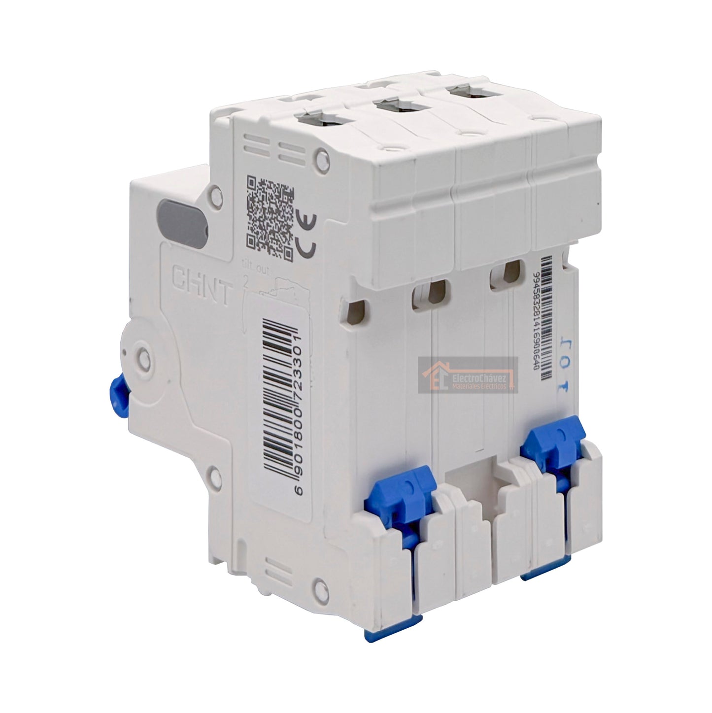 Interruptor Disyuntor Automático 3p 16a (3x16a) 6ka Curva C - Chint