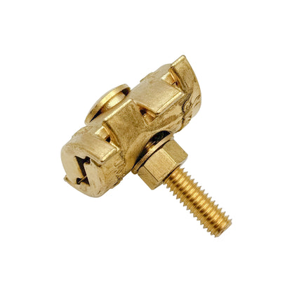 Prensa Paralela Bronce Para Cables 8 - 2 awg