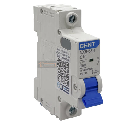 Interruptor Disyuntor Automático 1p 10a (1x10a) 10ka Curva C - Chint