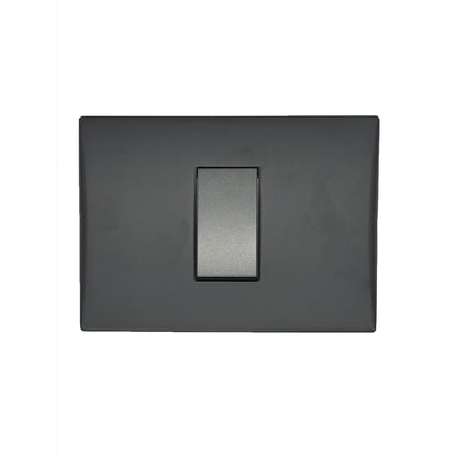 Interruptor Embutido Simple 9/24 10a Black Andes Armado Metal - Lexo