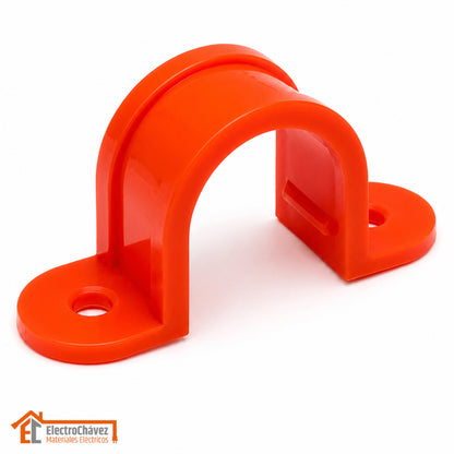 Abrazadera Tipo Omega 16mm PVC