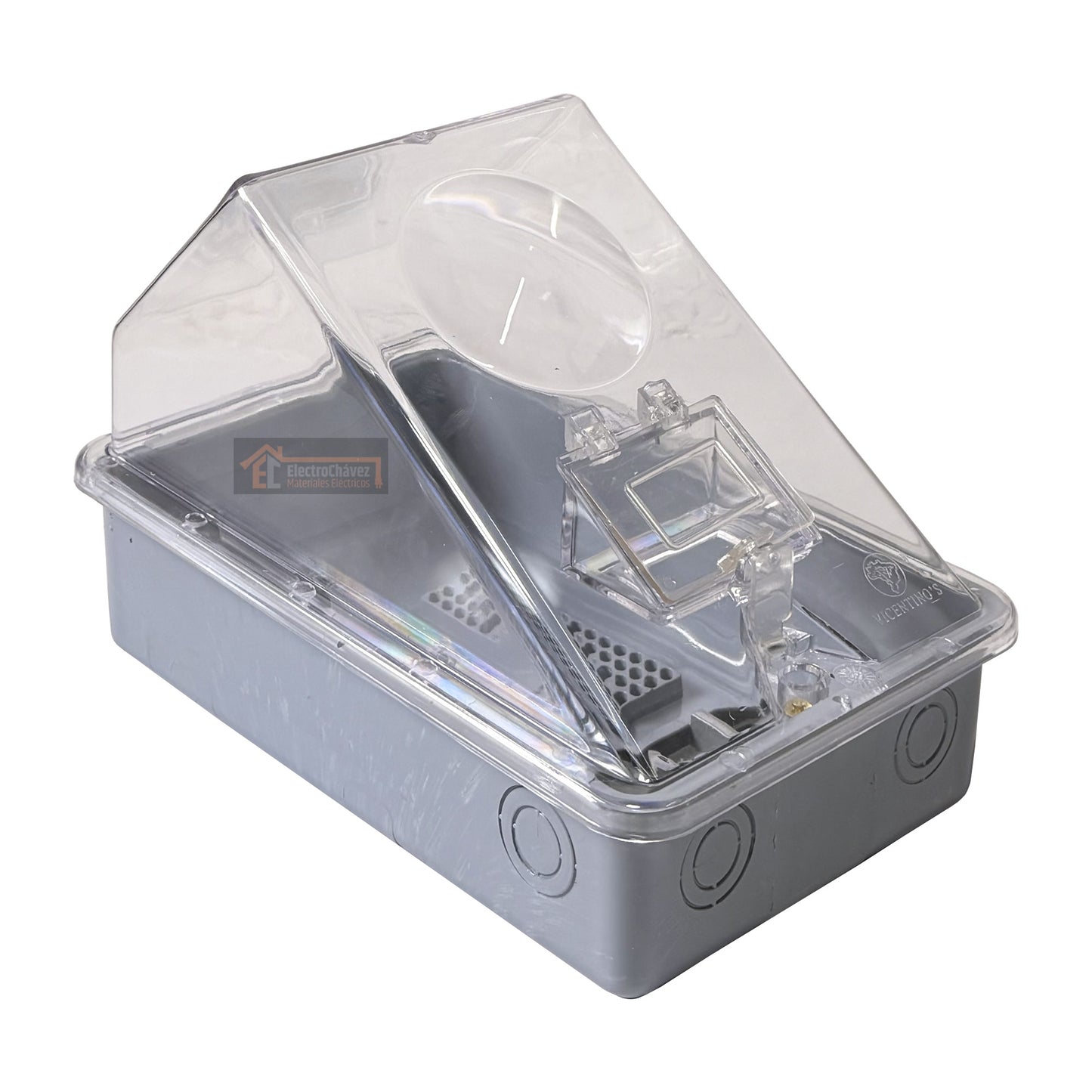 Caja Empalme Medidor Monofásico Policarbonato Con Lupa