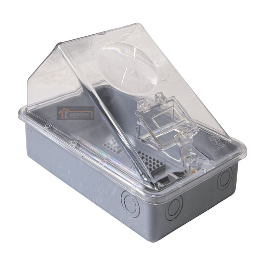 Caja Empalme Medidor Monofásico Policarbonato Con Lupa