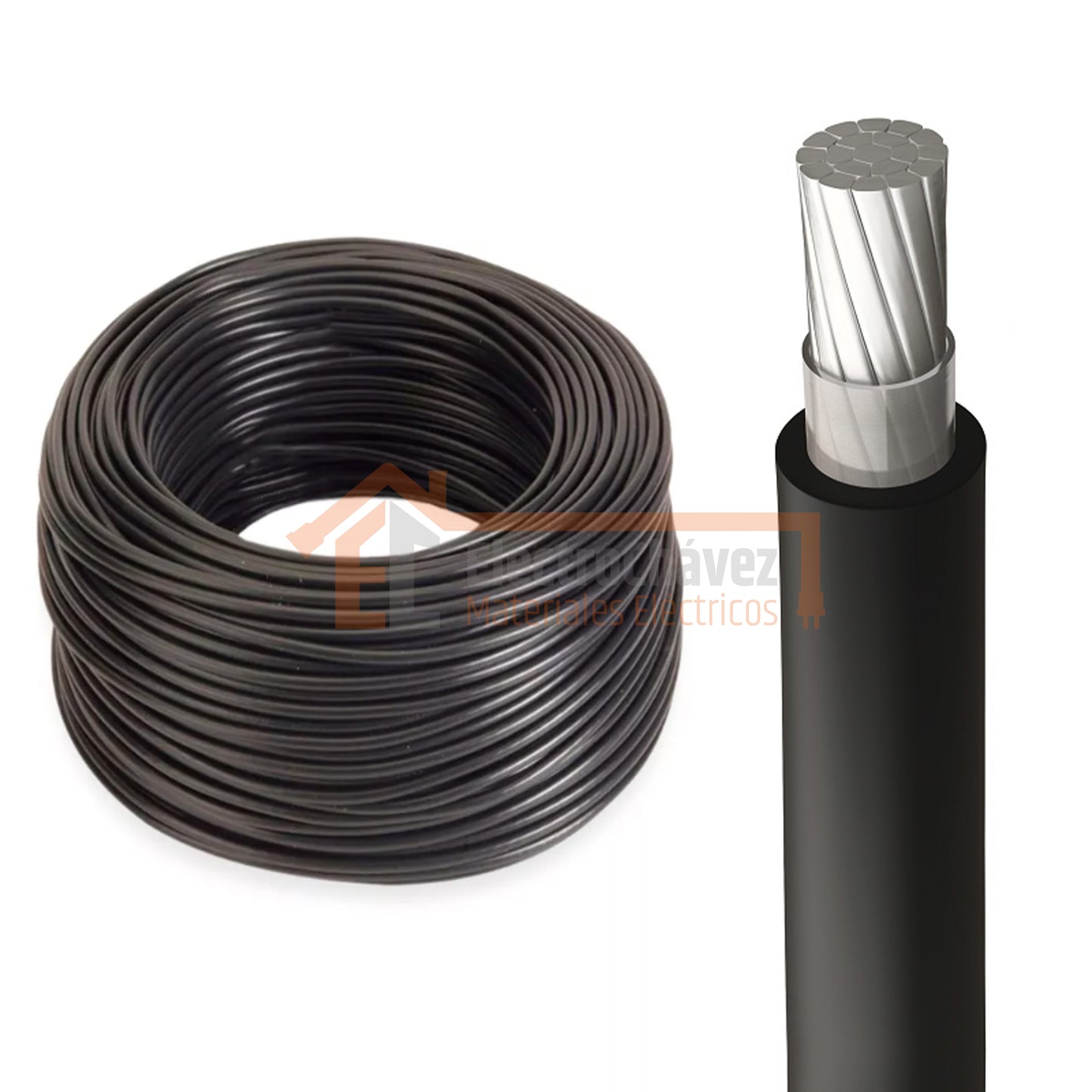 Cable Aluminio Subterráneo 1x16 mm² Aislado (Por metro)