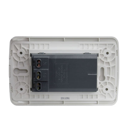 Enchufe Embutido Duplex 2p+t 16a Blanco / Plata Armado - Lexo