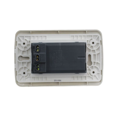 Enchufe Embutido Duplex 2p+t 16a café/ titanio Armado - Lexo