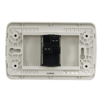 Interruptor Embutido Simple 9/12 10a blanco / Plata Armado - Lexo