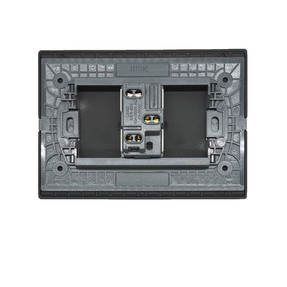 Interruptor Embutido Simple 9/24 10a Black Andes Armado Metal - Lexo