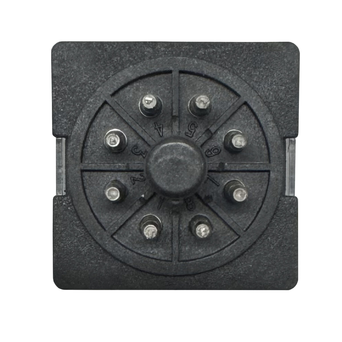 Mini Relé 8 Pin 10A 220V AC Encapsulado + Base Riel Din - CHINT