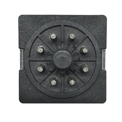Mini Relé 8 Pin 10A 220V AC Encapsulado + Base Riel Din - CHINT