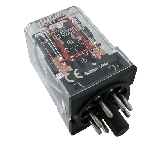 Mini Relé 8 Pin 10A 24V DC Encapsulado - CHINT
