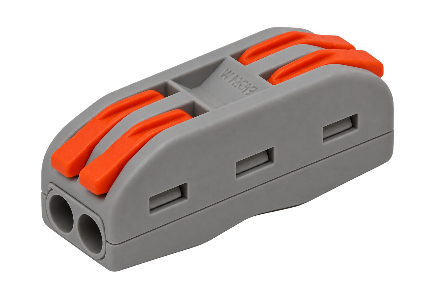 Conector Rápido Palanca Doble 2 Polos Para Cables 0,5 - 4mm