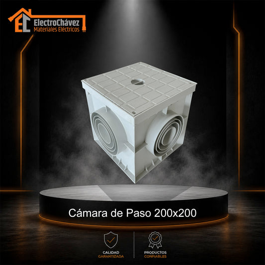 Cámara De Paso / Registro 200x200mm Con Tapa - Gewiss