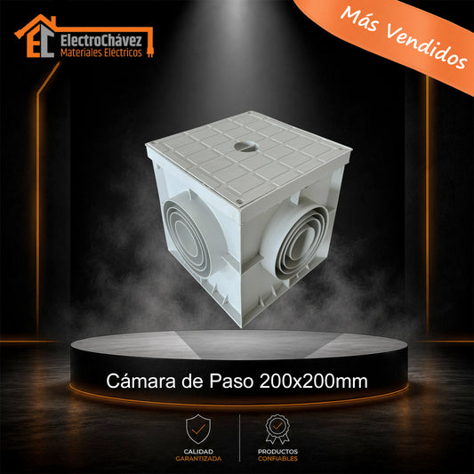 Cámara De Paso / Registro 200x200mm Con Tapa - Gewiss