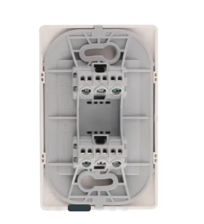 Interruptor Embutido doble 9/24 10a Blanco Armado Luzica - Bticino