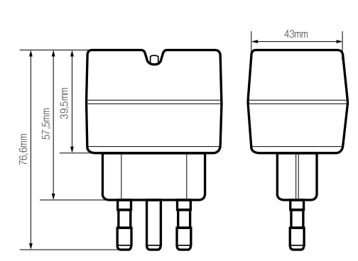 Adaptador Schuko 10a 2p+t Negro Certificado - Lexo