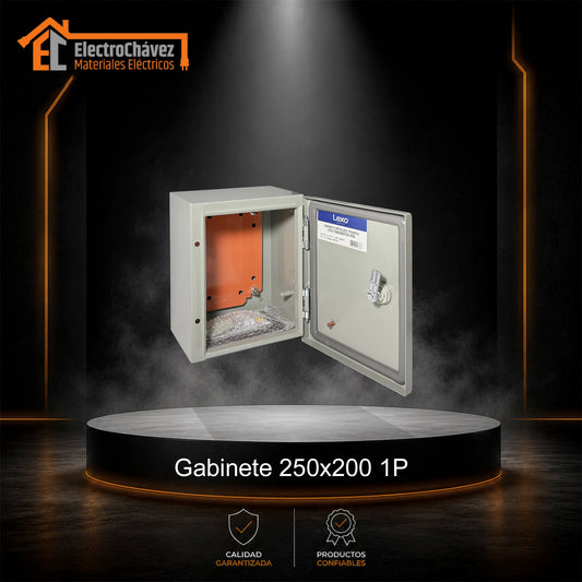 Gabinete Tablero Metálico Eléctrico 250x200x150 1 puerta Ip65