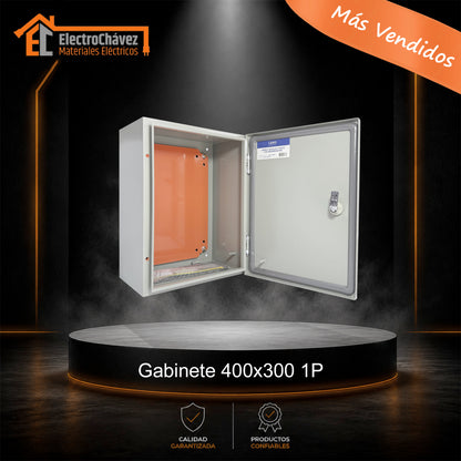Gabinete Tablero Metálico Eléctrico 400x300x200 1 puerta Ip65