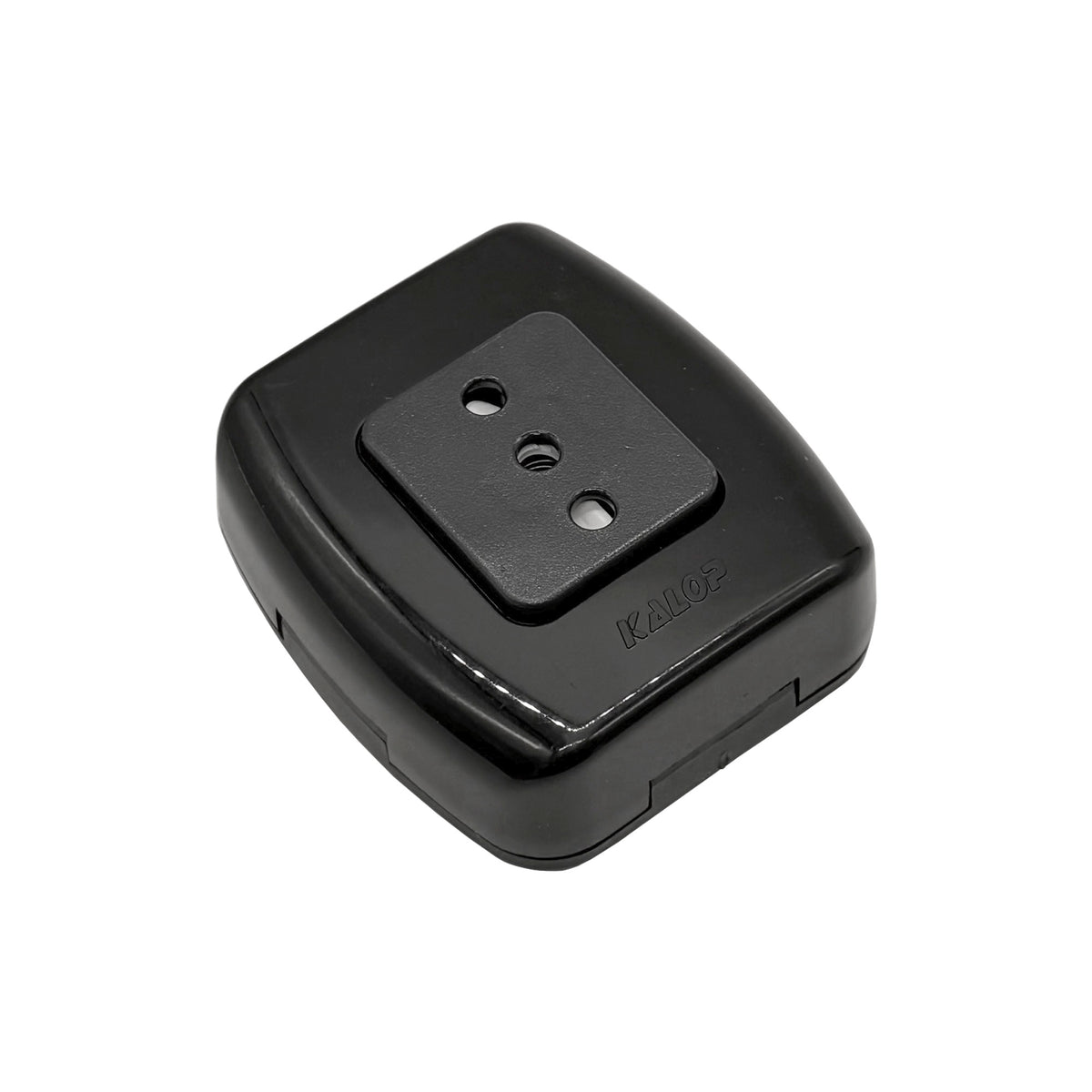 Enchufe Simple 2p+t 10a Sobrepuesto Negro - KALOP