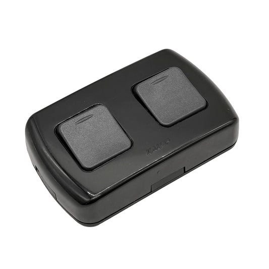 Interruptor Doble 9/15 10a Sobrepuesto Negro - KALOP