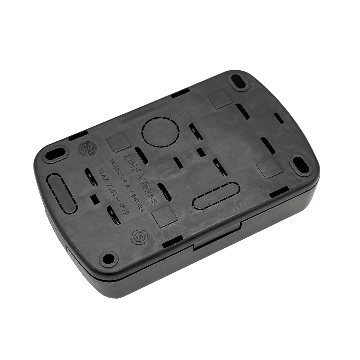 Interruptor Doble 9/15 10a Sobrepuesto Negro - KALOP
