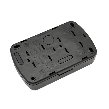 Interruptor Doble 9/15 10a Sobrepuesto Negro - KALOP