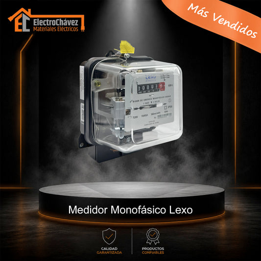 Medidor Monofásico Análogo Electromecánico 10(60) Certificado - Lexo