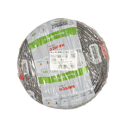 Cable Certificado Evaflex 4mm² Libre De Halógeno (h07z1-k) por 100 metros