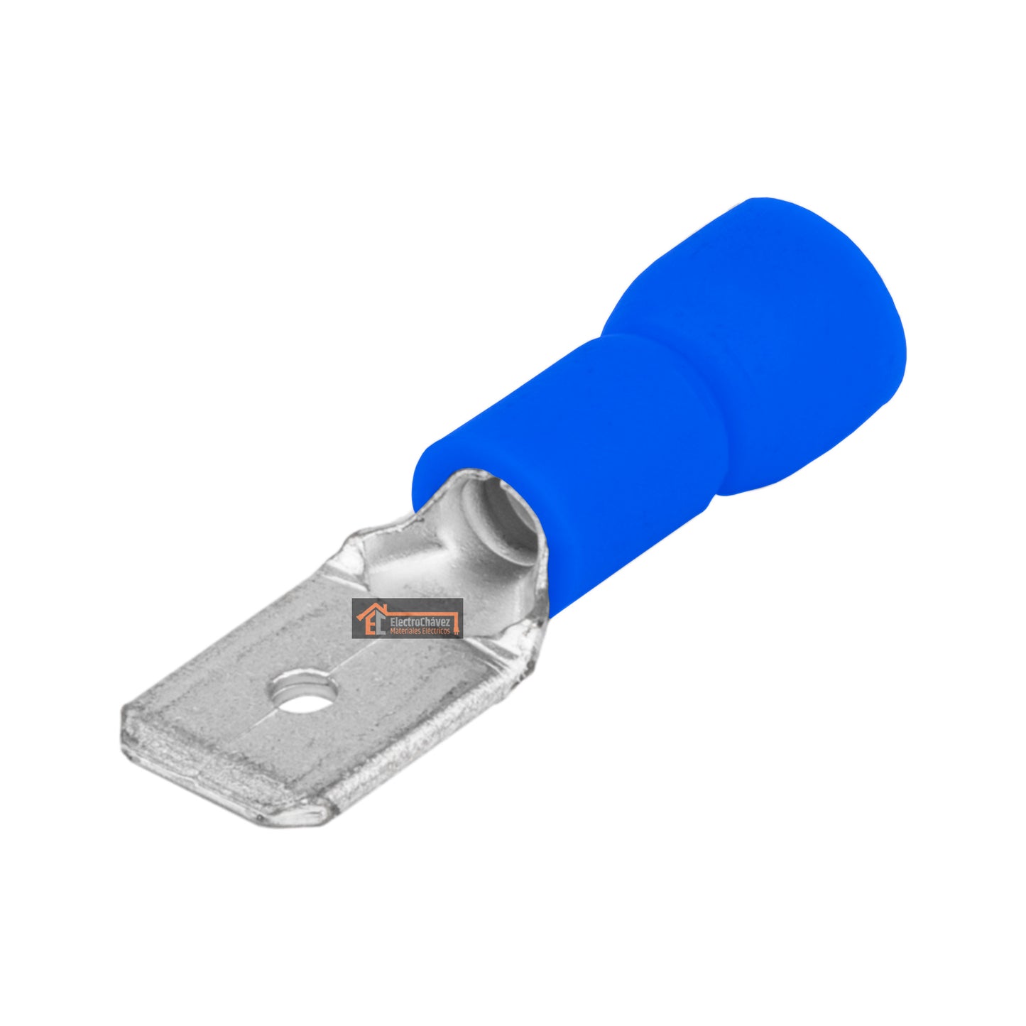 Terminal Aislado Macho Paleta Azul (16 - 14 Awg) Unidad