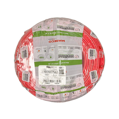 Cable Certificado Evaflex 4mm² Libre De Halógeno (h07z1-k) por 100 metros
