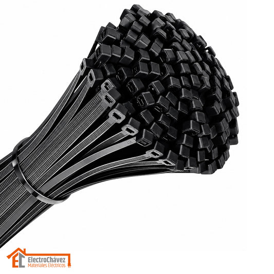 Amarra Cables 430 x 4,8 mm (100 Unidades) Negro