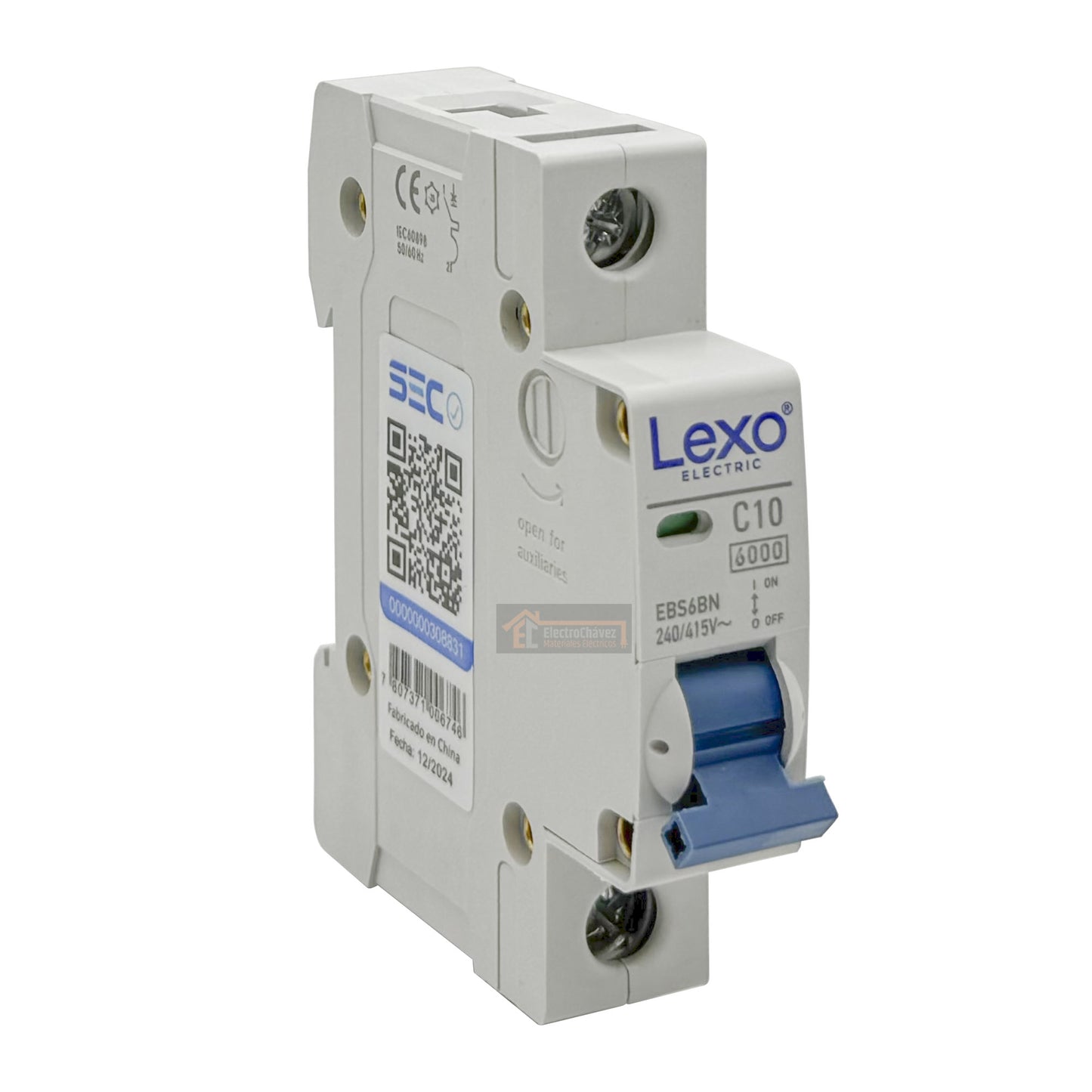 Interruptor Disyuntor Automático 1p 10a (1x10a) 6ka Curva C - Lexo