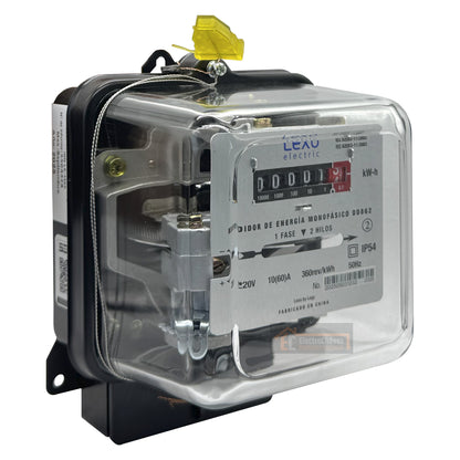 Medidor Monofásico Análogo Electromecánico 10(60) Certificado - Lexo